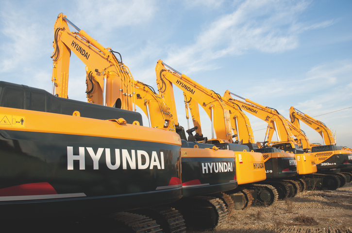 Brand Hyundai  Earthmoving Excavator R455-7 Radiator